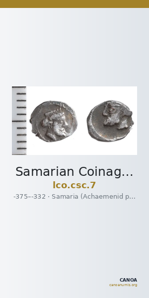 Samarian Coinage 7 — CANOA