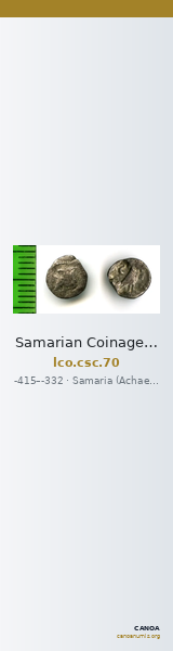 Samarian Coinage 70 — CANOA