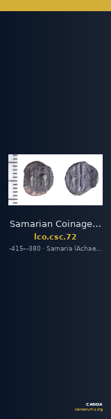 Samarian Coinage 72 — CANOA