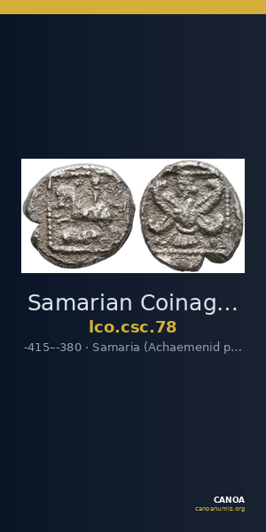 Samarian Coinage 78 — CANOA