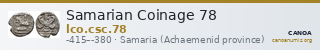 Samarian Coinage 78 — CANOA