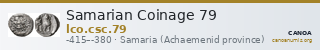Samarian Coinage 79 — CANOA