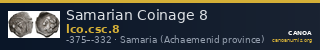 Samarian Coinage 8 — CANOA