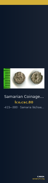 Samarian Coinage 80 — CANOA