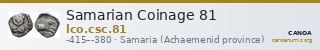 Samarian Coinage 81 — CANOA