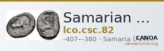 Samarian Coinage 82 — CANOA