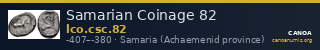 Samarian Coinage 82 — CANOA