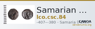 Samarian Coinage 84 — CANOA