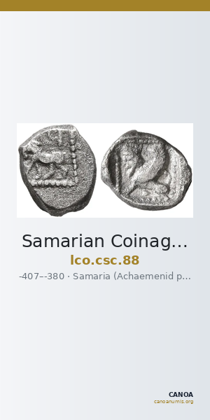 Samarian Coinage 88 — CANOA