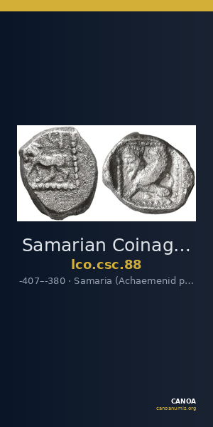 Samarian Coinage 88 — CANOA