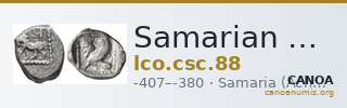 Samarian Coinage 88 — CANOA