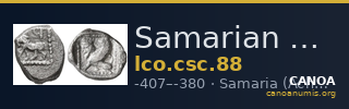 Samarian Coinage 88 — CANOA