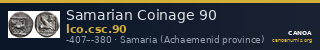 Samarian Coinage 90 — CANOA