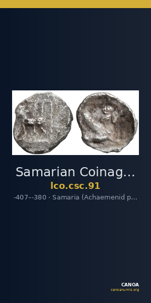 Samarian Coinage 91 — CANOA