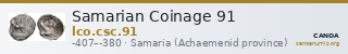 Samarian Coinage 91 — CANOA