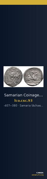 Samarian Coinage 93 — CANOA