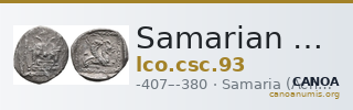 Samarian Coinage 93 — CANOA