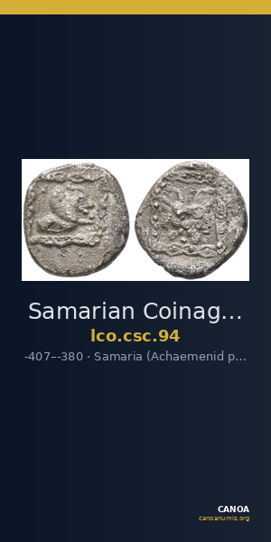 Samarian Coinage 94 — CANOA