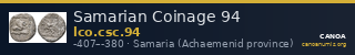 Samarian Coinage 94 — CANOA