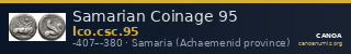 Samarian Coinage 95 — CANOA