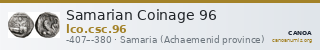 Samarian Coinage 96 — CANOA