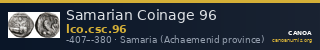 Samarian Coinage 96 — CANOA
