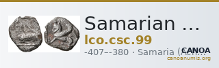 Samarian Coinage 99 — CANOA