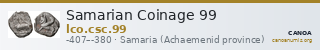 Samarian Coinage 99 — CANOA