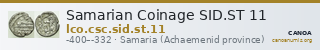 Samarian Coinage SID.ST 11 — CANOA