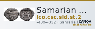 Samarian Coinage SID.ST 2 — CANOA