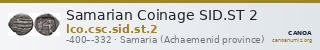 Samarian Coinage SID.ST 2 — CANOA
