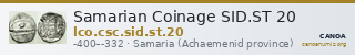 Samarian Coinage SID.ST 20 — CANOA