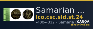 Samarian Coinage SID.ST 24 — CANOA