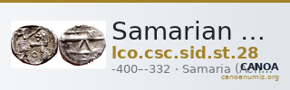 Samarian Coinage SID.ST 28 — CANOA