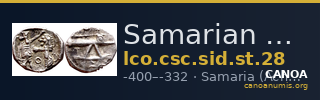 Samarian Coinage SID.ST 28 — CANOA