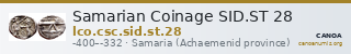 Samarian Coinage SID.ST 28 — CANOA