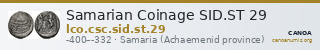 Samarian Coinage SID.ST 29 — CANOA
