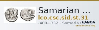 Samarian Coinage SID.ST 31 — CANOA