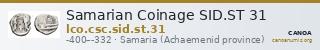 Samarian Coinage SID.ST 31 — CANOA