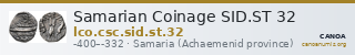 Samarian Coinage SID.ST 32 — CANOA