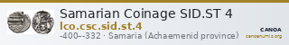 Samarian Coinage SID.ST 4 — CANOA