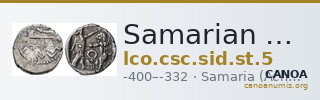 Samarian Coinage SID.ST 5 — CANOA