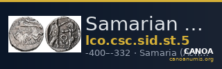 Samarian Coinage SID.ST 5 — CANOA