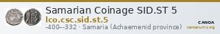 Samarian Coinage SID.ST 5 — CANOA