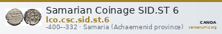 Samarian Coinage SID.ST 6 — CANOA