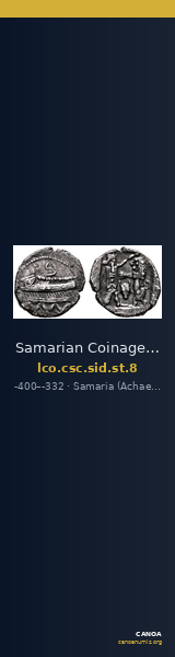 Samarian Coinage SID.ST 8 — CANOA