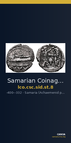 Samarian Coinage SID.ST 8 — CANOA