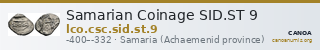 Samarian Coinage SID.ST 9 — CANOA