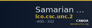 Samarian Coinage UNC 2 — CANOA