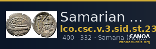 Samarian Coinage v.3 SID.ST 23 — CANOA